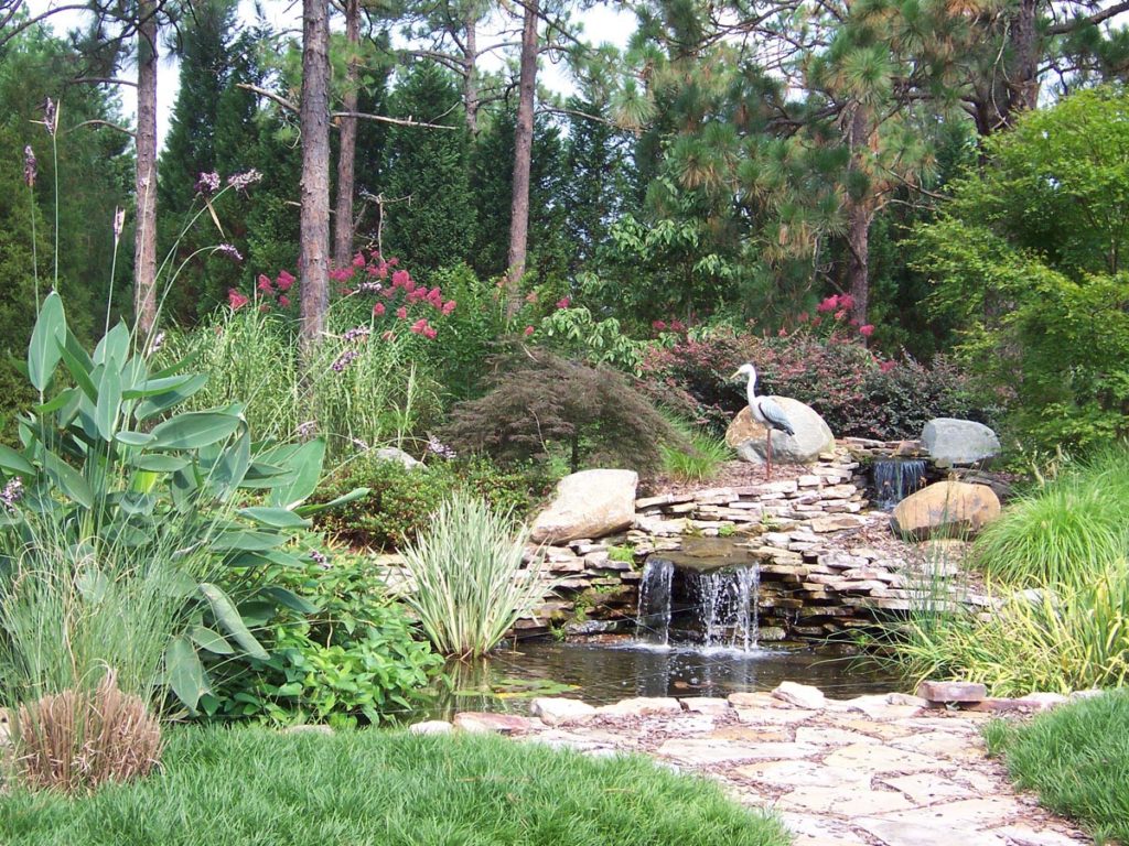 Backyard Water Feature Design & Build Pinehurst NC