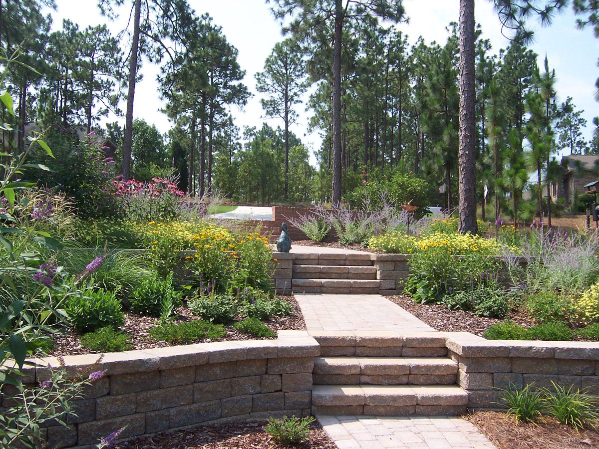 Install Walkway at House Pinehurst NC