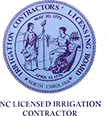 North Carolina Licensed Irrigation Contractor